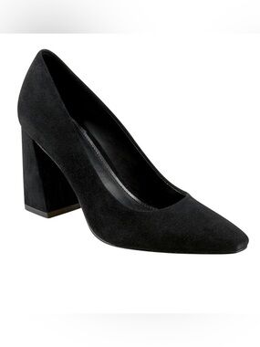 Marc Fisher LTD Women's Yalina Slip-On Block Heel Dress Pumps Size 8 M Black